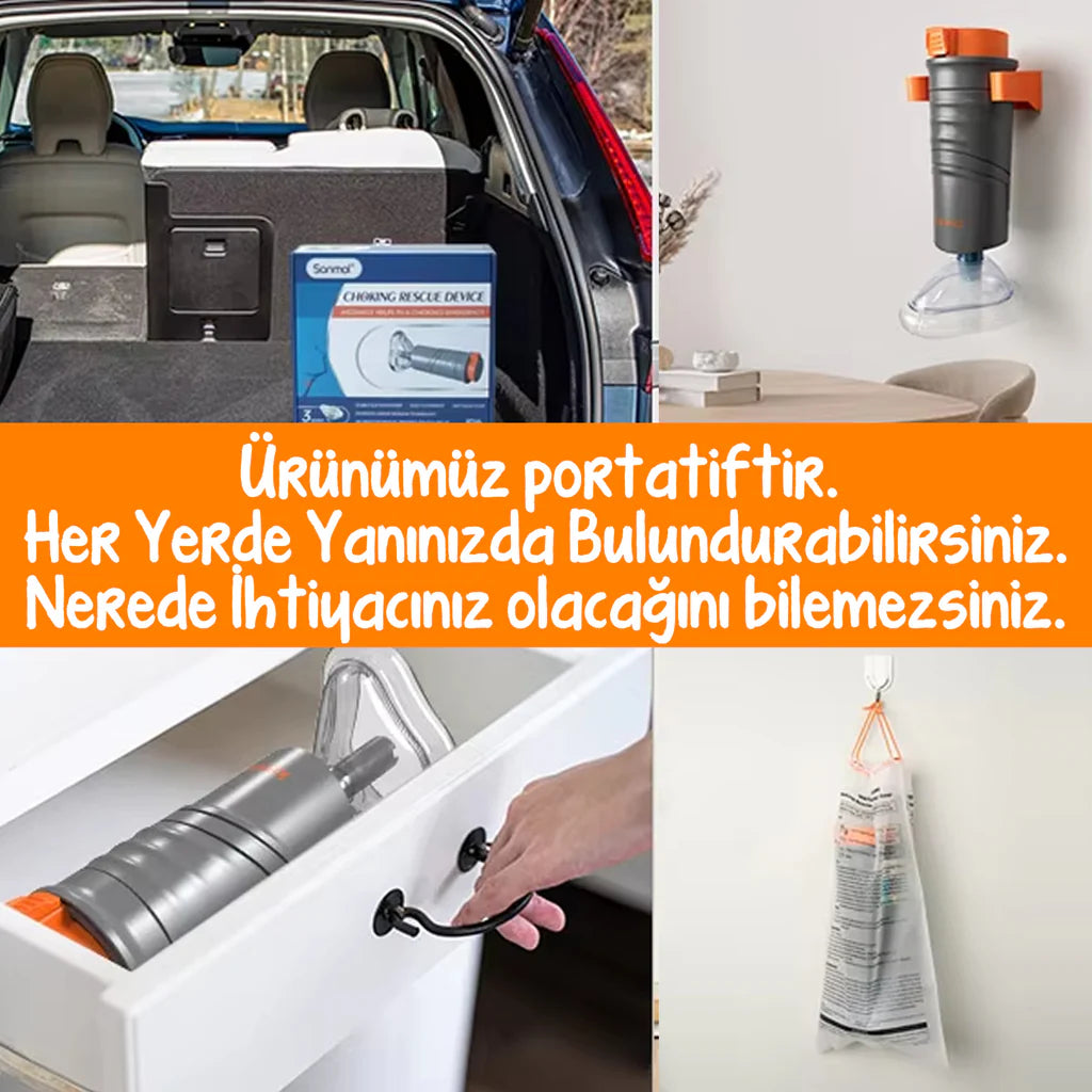 SafetyPro – Otomatik Hemlik (Heimlich) Manevrası Pompası - Boğulma Kurtarma Cihazı