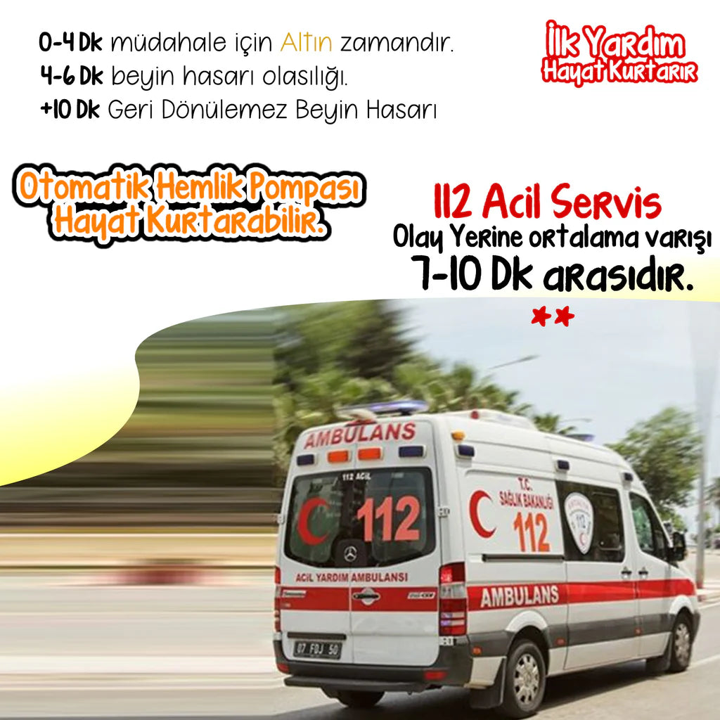 SafetyPro – Otomatik Hemlik (Heimlich) Manevrası Pompası - Boğulma Kurtarma Cihazı